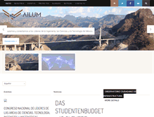 Tablet Screenshot of ailum.org